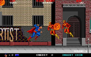 Superman screen shot game playing